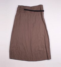 Sarah Pacini Avant Garde Gray Midi Skirt Size 3