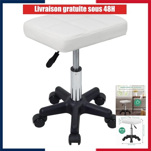Tabouret rouleaux réglable - rouleaux,
