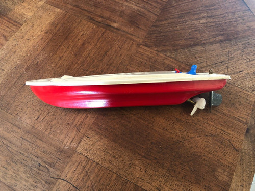 Ancien petit bateau métal - ancien, en