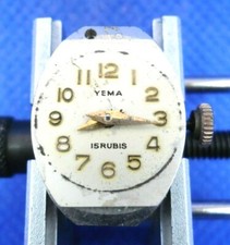 OLD UHRWERK Movement Watch Movement YEMA 514 15 RUBY WATCH PARTS