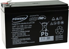 Batterie gel-plomb Powery pour USV APC Back-UPS ES 550
