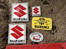 Suzuki Stickers Decals Original Old Stock Motorcycle moto cross