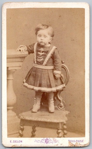 Cdv 1880 adorable petit - cdv,