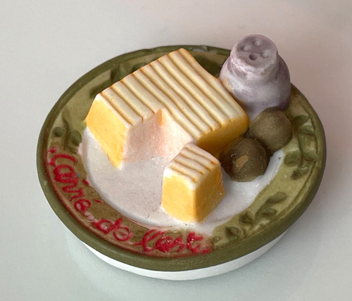 Fève mat assiette fromage - de,