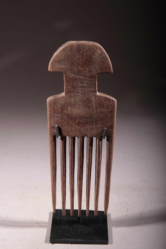 Art africain peigne baoulé - peigne,
