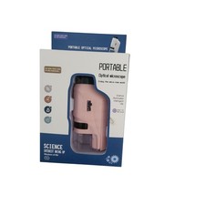 Petiscope Microscope Rose pour enfant miniscope neuf Zoom X60 X120