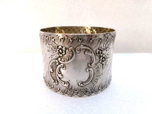 Rond serviette argent - serviette,