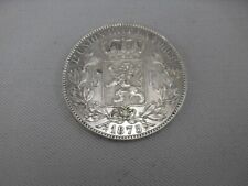Belle pièce, 5 Francs 1875 Leopoldt II, Argent, Belgique, rf273