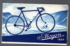 motorcycle/bike old papers catalog ALCYON 1937 (P40906)