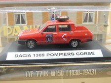 DACIA 1309 PICK-UP  1/43 Transformation POMPIERS de CORSE Modèle Unique