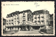 Old postcard Bouillon, Hotel de la Semois 1955 