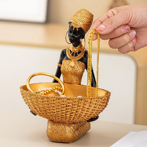 Figurine féminine africaine - figurine,