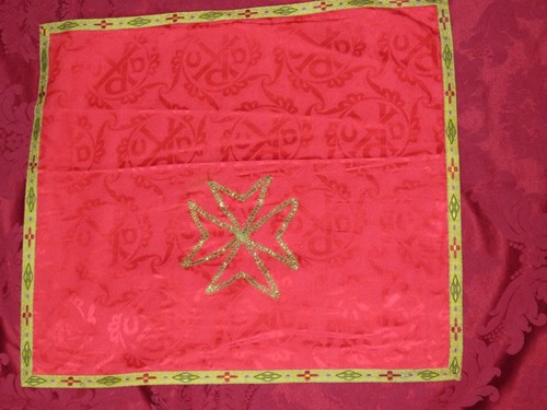 Voile calice croix - de, à