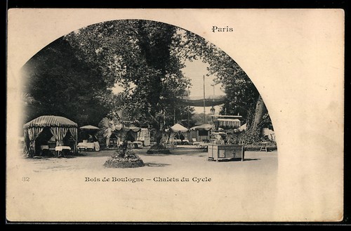Cpa paris bois boulogne - de,