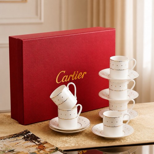 Cartier espresso set six - of,