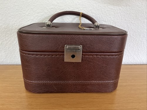 Vanity vintage cuir marron - vanity,