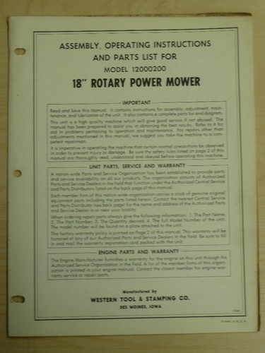 Western tool rotary power - western, 18"