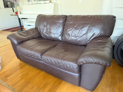 Canapé cuir ikea couleur - cuir,
