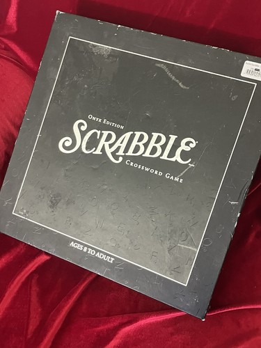 Scrabble deluxe onyx edition - scrabble,