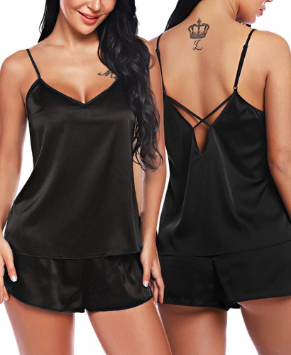 Ensemble pyjama satin sexy - ensemble,