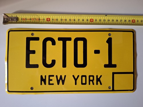 Ghostbuster plaque ecto - ghostbuster, ecto-1