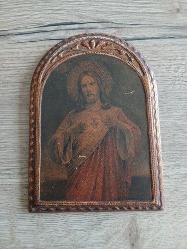 Icône religieuse bois début - religieuse,