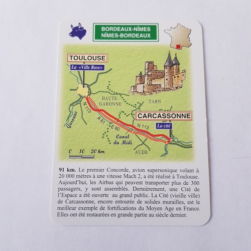 Carte bordeaux nîmes toulouse - carte,