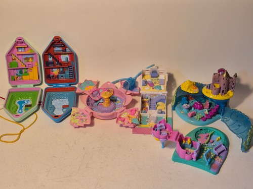 Blue bird polly pocket lot - blue,