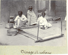 Madagascar Weaving De La Rabane Vintage Print. 13x16 C Silver Print
