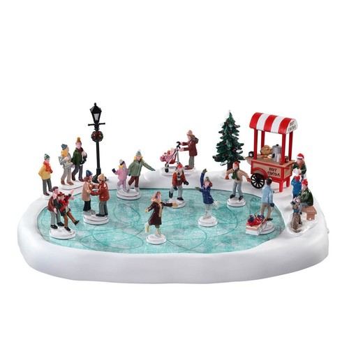Village patinoire avec son - patinoire,