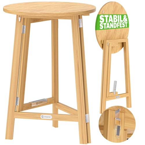 Table haute bois massif - table,