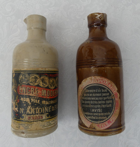 Anciens pots encre en - anciens,
