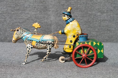 Jouet mécanique ancien tôle - jouet,
