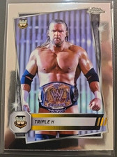 SP Variation Triple H Hhh WWE Topps Chrome 2025 Catch Card