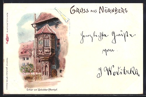 Lithographie nuremberg baie - lithographie,