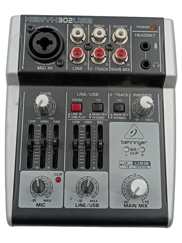 Behringer xenyx302usb table - behringer,