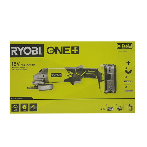 Ryobi r18ag 140s meuleuse - ryobi, r18ag-140s