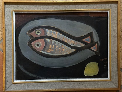 Beau tableau ancien nature - ancien,
