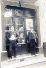 CPA 71 MACON HAIR STORE FRONT PHOTO CARD WITH THE