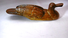 sculpture canard en bois