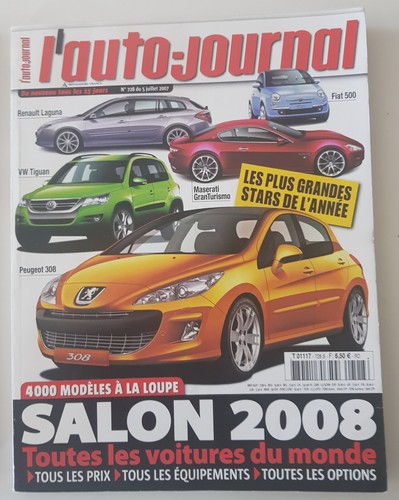Salon 2008 auto journal - 2008, l'auto-journal