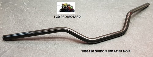 Guidon moto route sbk acier - guidon,