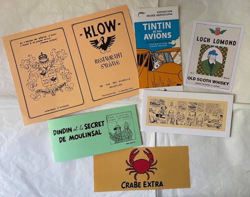 Lot tintin hergé objets - lot,