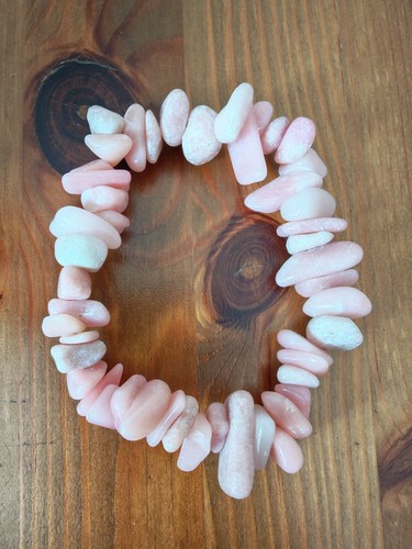 Bracelet baroque opale rose - baroque,