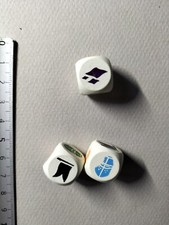 3 X DES DICES/BATTLELORE M104