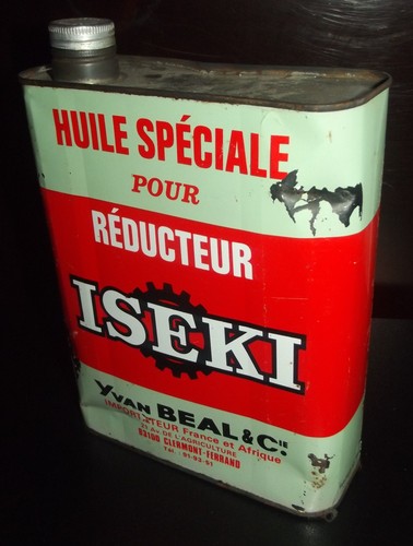 Ancien bidon huile vide - huile,