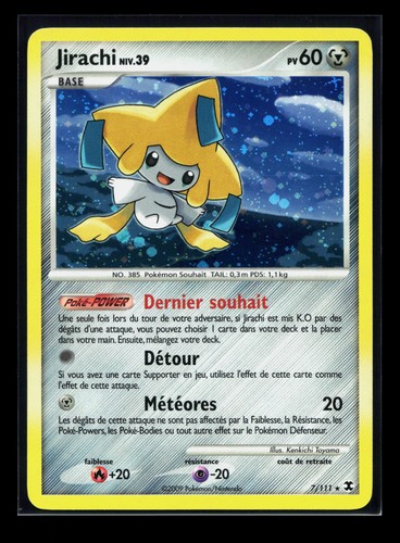 Carte pokémon jirachi 111 - pokémon, 7/111