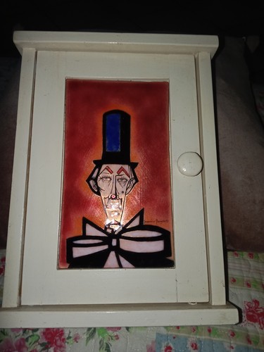 Boîte clées clown - boîte, Émaillé
