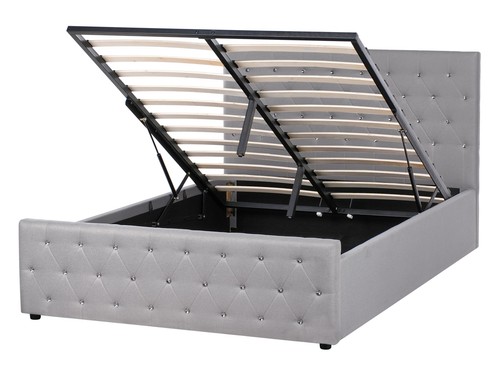 Lit avec rangement tissu - avec,