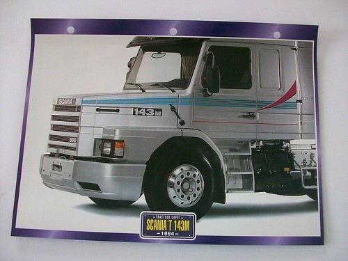 Carte fiche camion tracteur - fiche,